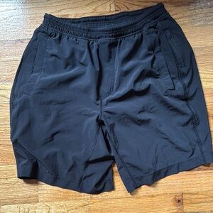 Lululemon Athletica Black Athletic Shorts Moisture-Wicking